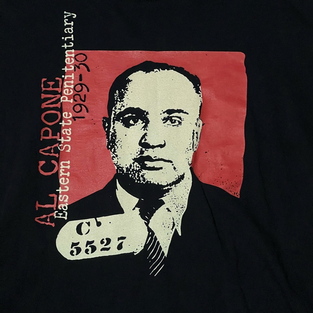 Al Capone Eastern state penitentiary shirt XL